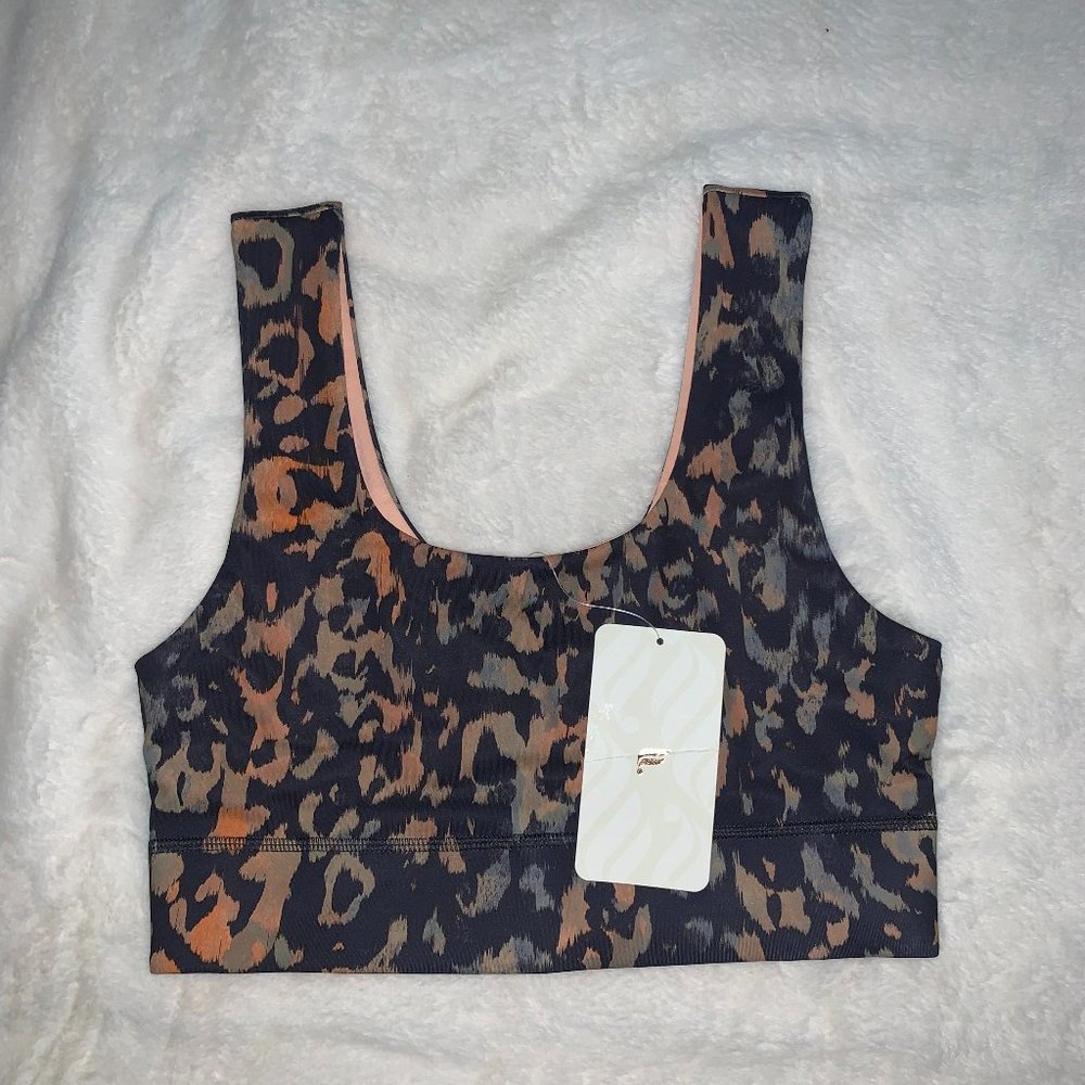 Fabletics Reversible Medium Impact Sports Bra - Size M